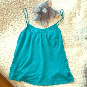 Jcrew tank top in tourqouise